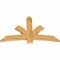 Ekena Millwork Davenport Rough Sawn Timber Gable Bracket, Western Red Cedar, 60"W x 38"H x 2"D x 6"F, 15/12 Pitch GBW060X38X0206DAV00RWR - alternate 2